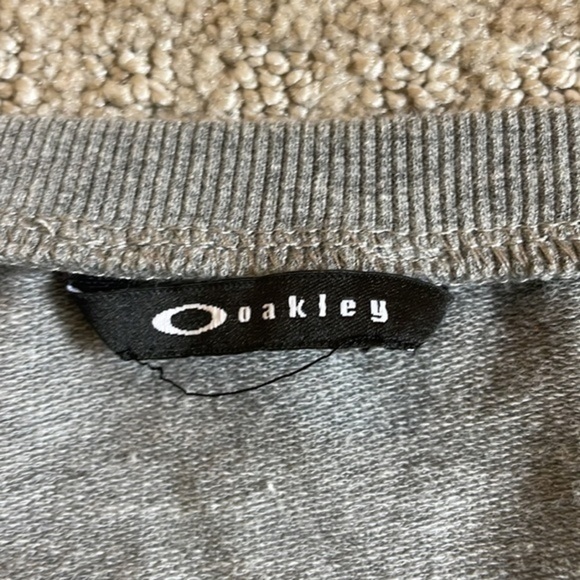Oakley “Breaking the Mould” Gray Boatneck Sweatshirt - Picture 6 of 7